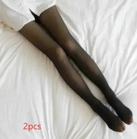 fleece lined tights for women | thermal winter leggings plus size | opaque fleece lined pantyhose | ultrasonic cleaning