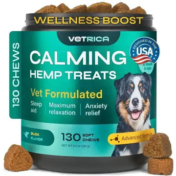 Hemp Calming Chews For Dog Anxiety Relief Duck Favor Calming Treats For Dogs Stress Separation Anxiety Relief Storms Hemp Seed Oil Calming Chews For Dogs Calming Treats For Anxiety Relief Meifu Market