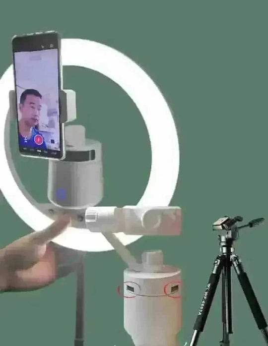 AI Face Recognition Live Selfie Artifact Selfie Man GK01 Bluetooth - back view (pattern: check | style: modern, casual)