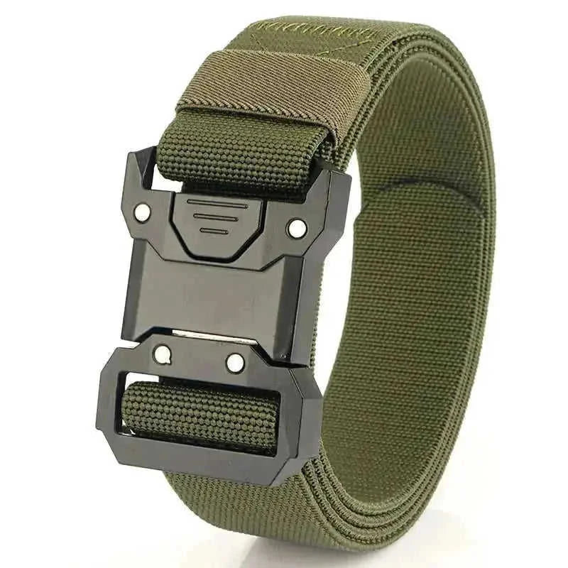 quick release buckle | braided elastic belt | tactical belt for men | energy saving