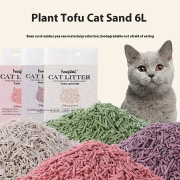 Original Tofu Cat Litter 6L Green Tea Mixed Plant Meifu Market