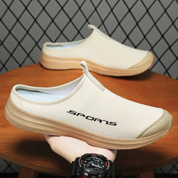 breathable mesh loafers | memory foam insole slippers | slip-on indoor shoes | ultrasonic cleaning