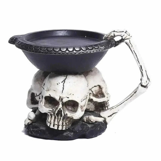ceramic ghost candle holder | desktop storage tray | halloween home decor | energy saving