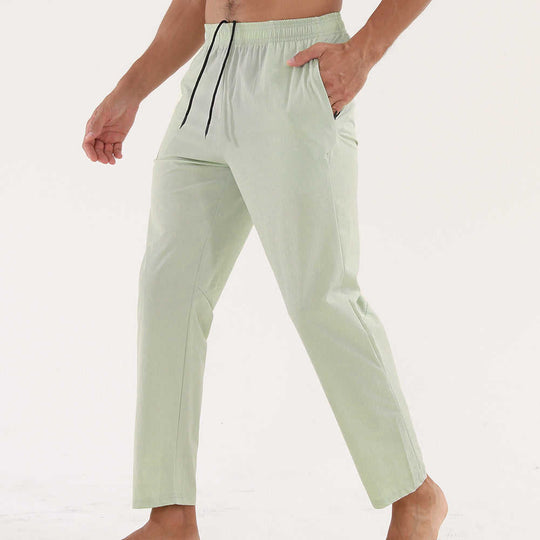 Men's Quick-Dry Athletic Pants | Nylon Loose Fit Running Gym Trousers - Meifu Market