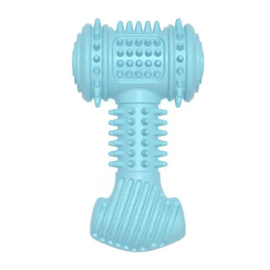 Dog Chew Toy Dogs Teeth Cleaning Toys Indestructible TPR Chewing Bite Resistant Teething Toys Pet Products Green - in use ...