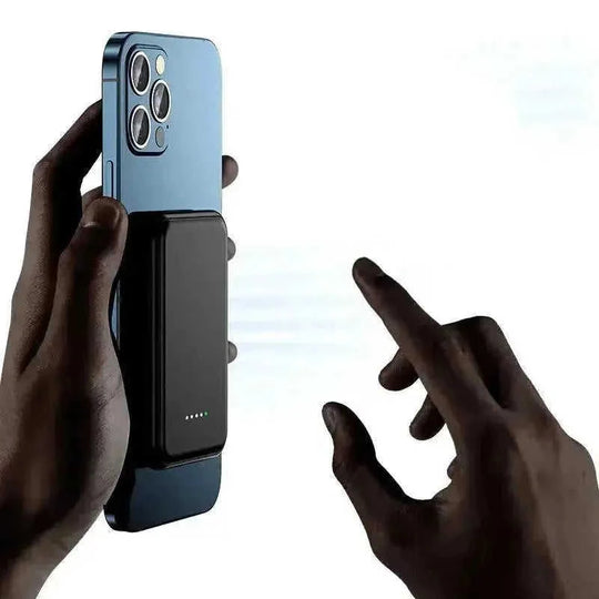 magnetic wireless power bank | 5000mah portable charger | fast charging power bank | energy saving