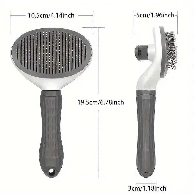 floating hair removal brush | pet hair removal tool | stainless steel bristles | energy saving