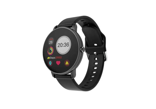 Full-touch Smart Bracelet Bluetooth Pedometer Heart Rate Silicone Grey - main product image