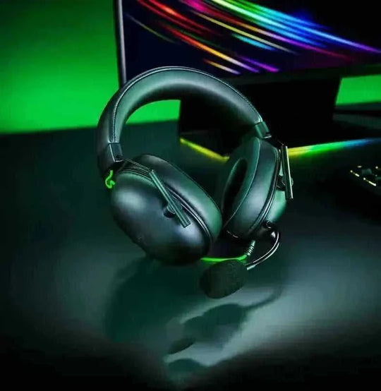noise-cancelling gaming headset | 71 surround sound headphones | over-ear microphone headset | ultrasonic cleaning