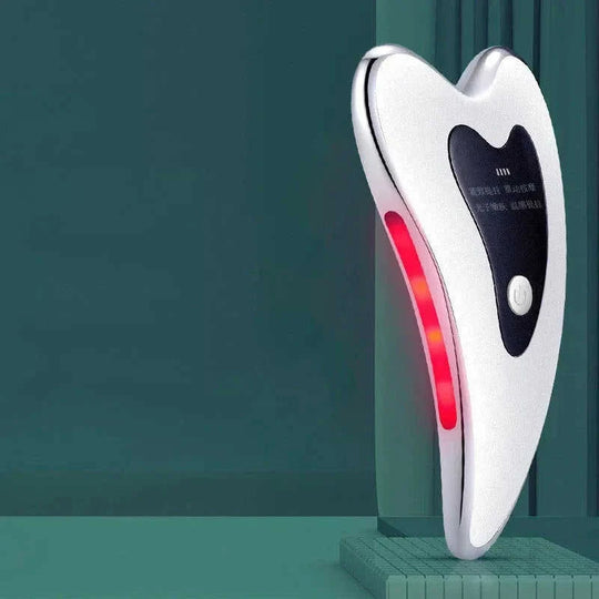 usb rechargeable guasha massager | rose quartz guasha massager | waterproof guasha scraper | ultrasonic cleaning