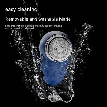 compact electric shaver | waterproof shaver for travel | cordless mini shaver | energy saving