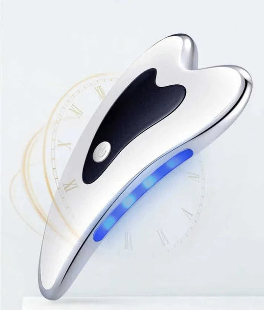 usb rechargeable guasha massager | rose quartz guasha massager | waterproof guasha scraper | energy saving