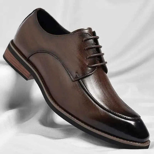 Business Formal Wear Height Increasing Insole Casual Men's Shoes - Meifu Market