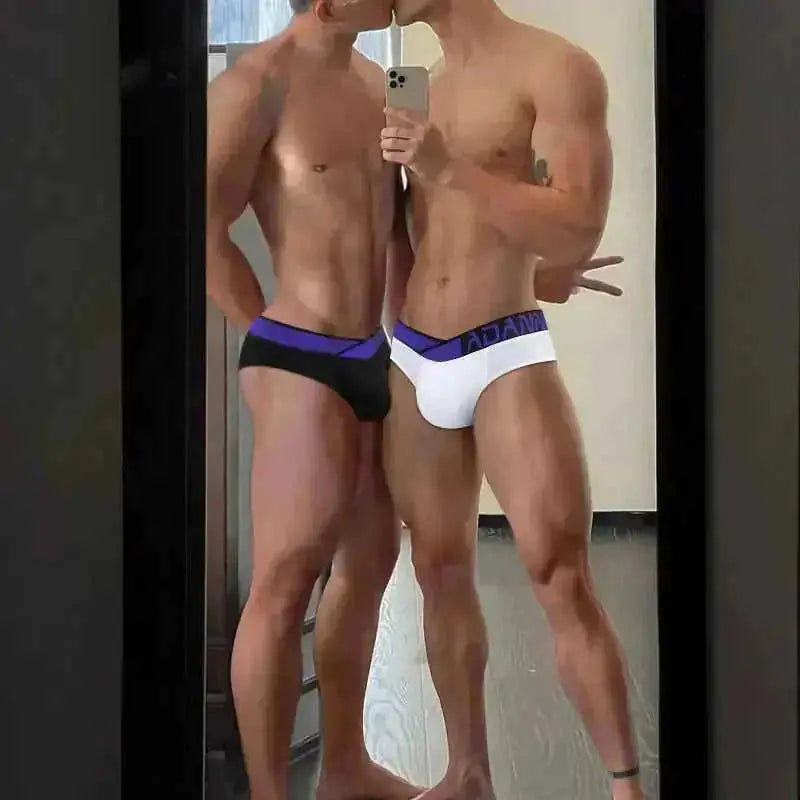 laser gradient mens underwear | moisture-wicking briefs for men | breathable microfiber boxer briefs | energy saving