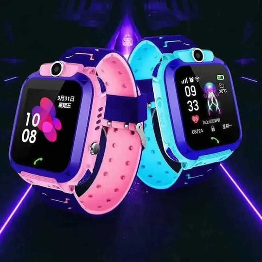 Children's Smart Watch - GPS Phone Water-Resistant Kids Watch Pink - jessica 0715 children's smart watch gps tracker secur...