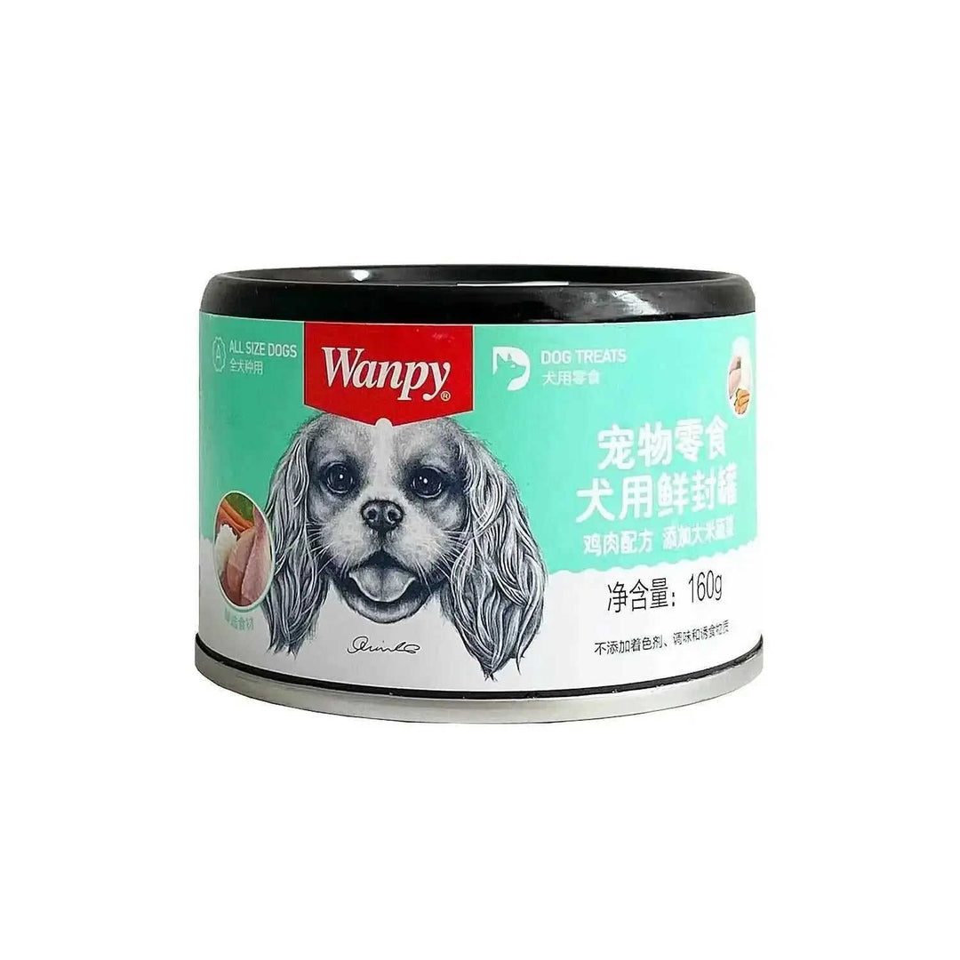 Naughty Dog Canned 375g Beef Chicken Wet Food Beef Cheese 375g - close-up detail shot