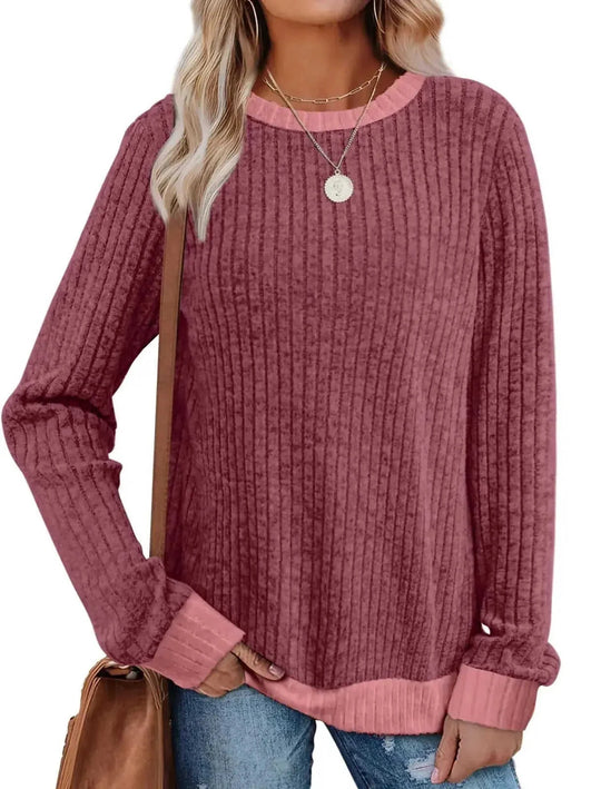 cotton-blend fabric | oversized fit pullover | breathable long sleeve top | ultrasonic cleaning