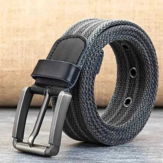 heavy-duty polyester canvas belt | adjustable waistband pants belt | durable woven belt for work pants | energy saving