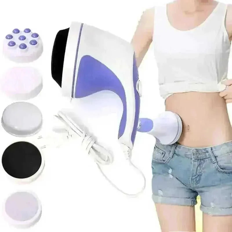 anti cellulite body neck massager vibrator electric slimming foot - view 6 (pattern: check)