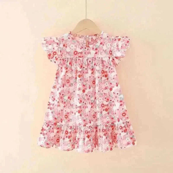 girls party dress with tulle skirt | flower girl dress adjustable straps | girls fashion outfit free shipping | energy saving