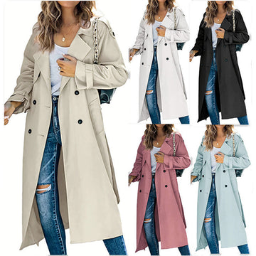 Women's Fashion Casual Solid Color Windbreaker Jacket Meifu Market