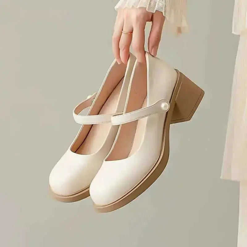 New Spring Loafers British Style Versatile Single-layer Shoes Meifu Market