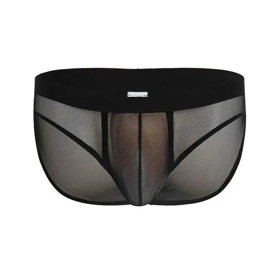 Men's Low-Rise Mesh Briefs - Breathable Nylon Elastic Underwear Meifu Market