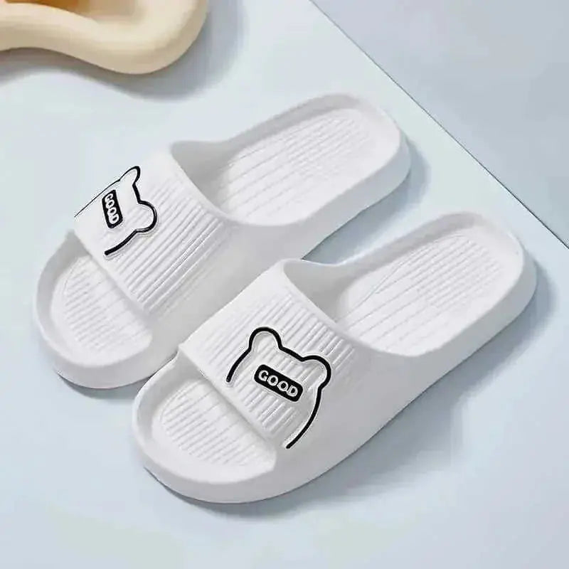Cartoon Bear Shoes EVA Slippers Bathroom House Shoes - Meifu Market