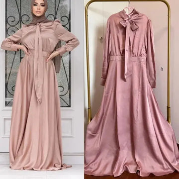 long hijab dress for women | modest maxi dress with hijab | breathable cotton hijab dress | ultrasonic cleaning