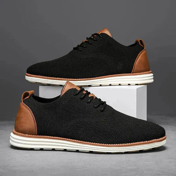 Men's Mesh Formal Oxford Shoes Business Casual Walking Shoes Meifu Market