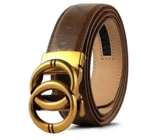 automatic alloy buckle | genuine cowhide leather belt | adjustable mens belt | energy saving