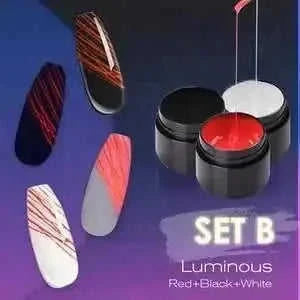 glow in the dark nail polish | uv gel nail kit | 10ml long-lasting formula | ultrasonic cleaning