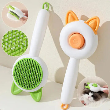 Pet Dog Brush Cat Comb Self Cleaning Pet Hair Remover Brush For Dogs Cats Grooming Tools Pets Dematting Comb Dogs Accessories Pet Products Meifu Market