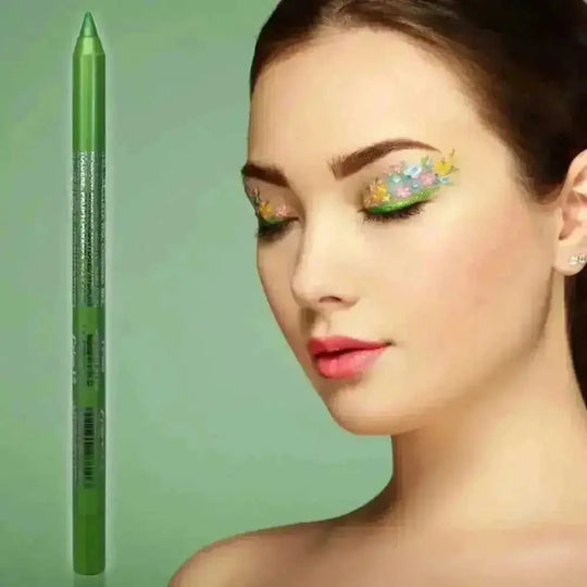 Neon Green Cat Eye Makeup Waterproof Liquid Eyeliner Pen A - alternative view