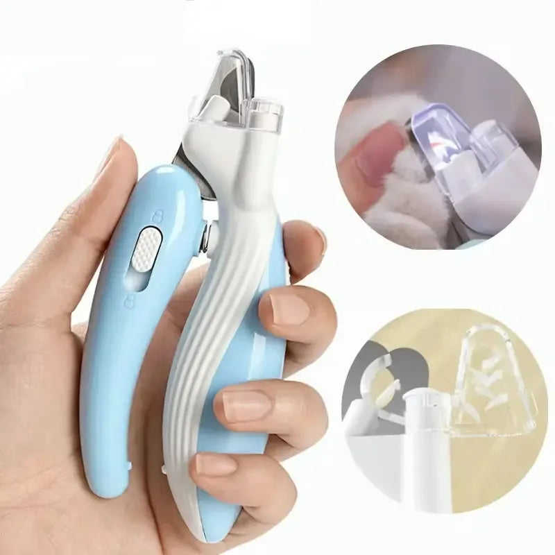 Pet Nail Clippers Dog Nail Clippers Cat Nail Clippers LED Electric Nail Grinder Pet Supplies LED Light Pet Nail Clippers Meifu Market