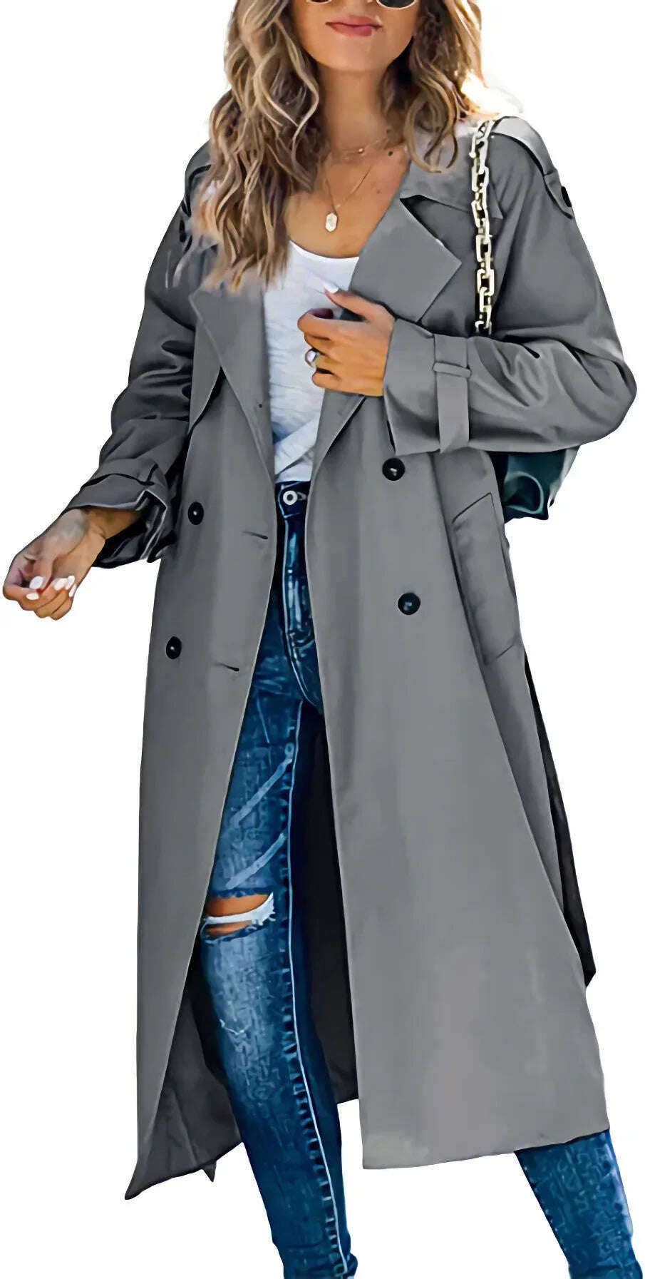 Women's Fashion Casual Solid Color Windbreaker Jacket Meifu Market