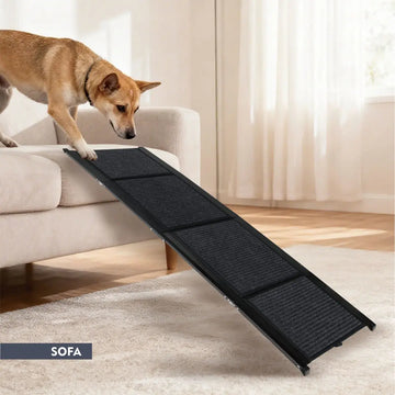 Dog Ramp For Car 71 Long 19.5 Wide Portable Dog Ramps For Large Dogs With Non-Slip Rug Surface Dog Car Ramp For SUV Car Truck, Folding Dog Ramp Up To 250LBS Meifu Market
