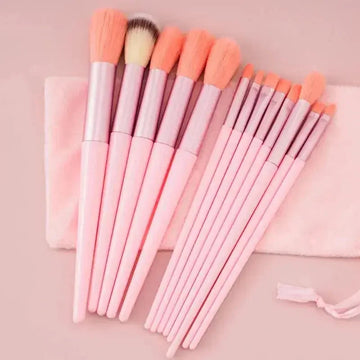 professional makeup brush set | synthetic bristle brushes | cruelty-free makeup tools | energy saving