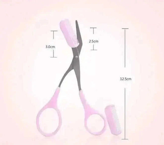 Beauty tools eyebrow scissors with eyebrow comb - Meifu Market