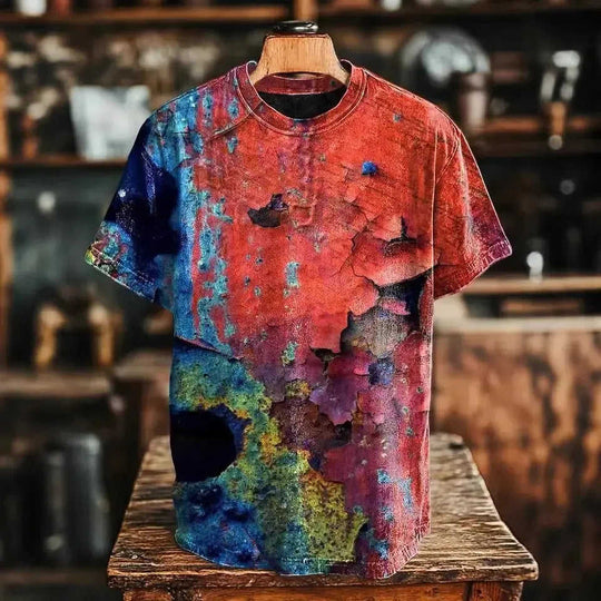 3D Digital Print Fashion Streetwear Short-Sleeve T-Shirt - lifestyle