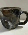 400ml Resin Crystal Coffee Mug - Elegant Mineral Design with Handle - view 32 (pattern: check)