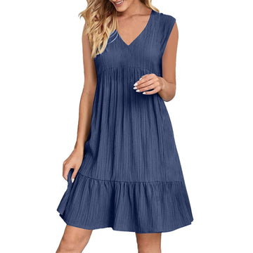 v-neck dress for women | elegant casual dress | breathable fabric dress | ultrasonic cleaning
