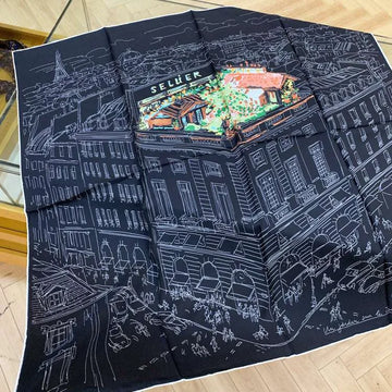 silk scarf for women | large square silk scarf | 90cm silk scarf | energy saving