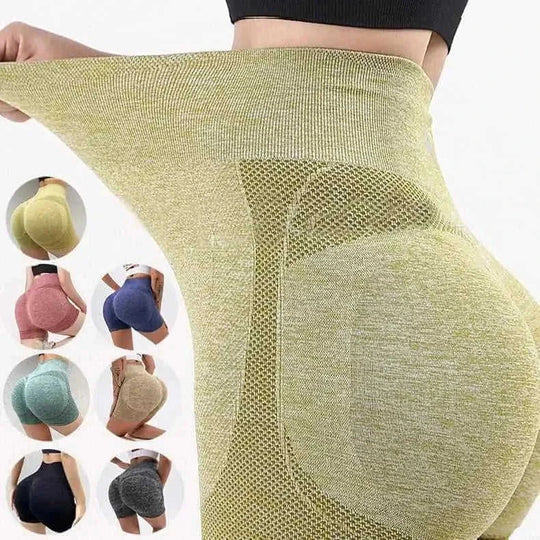high-waisted yoga shorts | seamless leggings for women | butt lifting gym shorts | ultrasonic cleaning