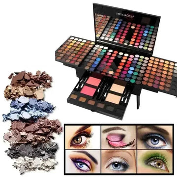 piano-shaped makeup palette | 180 eyeshadow blush colors | waterproof eyeshadow palette | ultrasonic cleaning