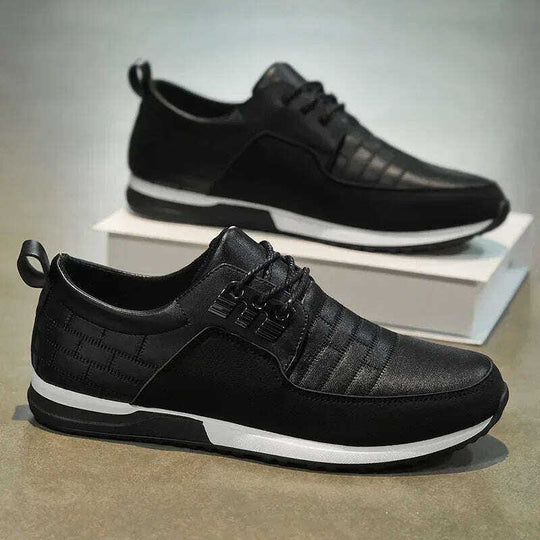 Spring New Trendy Shoes Casual Leather Shoes Men's Wear-resistant Non-slip Meifu Market