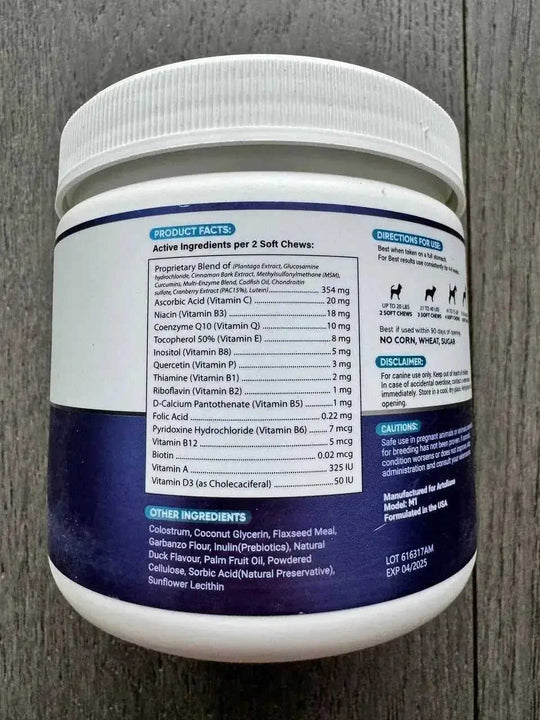 Do Not Sell On Amazon Dog Multivitamin Chewable With Glucosamine 20 In 1 Dog Vitamins And Supplements Senior & Puppy Multi...