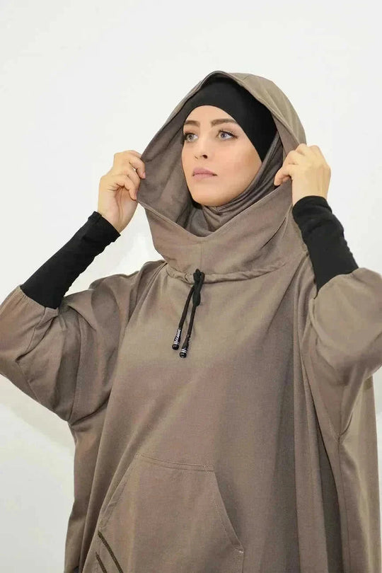 womens 2 piece tracksuit set | fleece loungewear set with pockets | hooded sweatshirt and jogger pants | energy saving