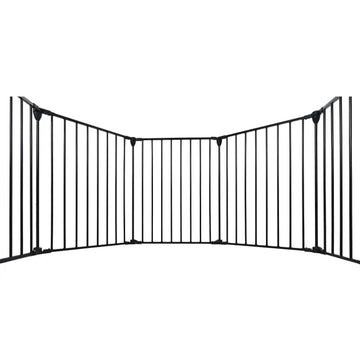 150" Adjustable Safety Gate 6-Panel Pet Play Yard - Metal Fence Meifu Market