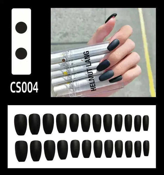 frosted gel nails | waterproof press on nails | ballet coffin nails | ultrasonic cleaning
